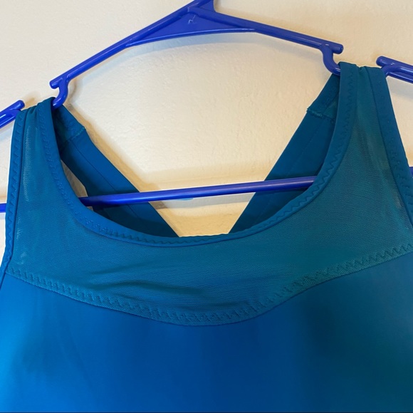 NO OFFERS ATHLETA teal Gigi High Impact sports bra XS - Picture 7 of 14